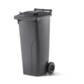 2 rad container kunsttsoffcontainer mit rollen 140 liter