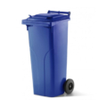 2 rad container kunsttsoffcontainer mit rollen 140 liter
