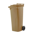 2 rad container kunsttsoffcontainer mit rollen 140 liter