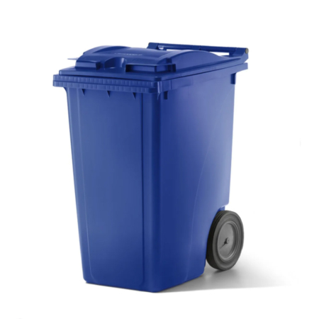 2 rad container aus kunststoff kunststoffcontainer 360 liter mit räder