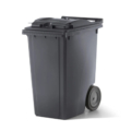 2 rad container aus kunststoff kunststoffcontainer 360 liter
