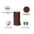 pet presse und aluminium presse die 70% volumen spart farbe braun