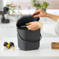 kompostbehälter stapelbar recyclingbehälter 6 liter nespresso kapseln