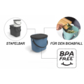 kompostbehälter stapelbar recyclingbehälter 6 liter nespresso kapseln