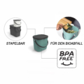 kompostbehälter grün 6 liter für bio abfall