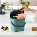 stapelbare recyclingbehälter sammelbehälter kompostbehälter rotho albula 6 liter