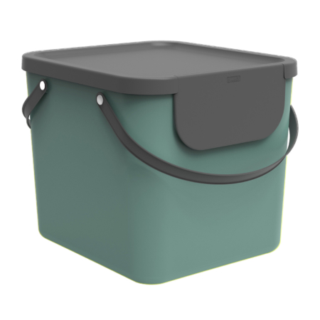 stapelbare recyclingbehälter sammelbehälter für recycling rotho albula 40 liter