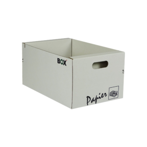 papier sammelbehälter weiss