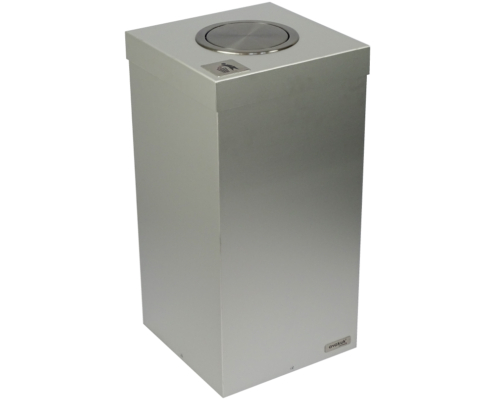 avakuk-recyclingbehaelter-aus-aluminium-85-liter-abfalleimer-muelleimer-mit-deckel sammelbehälter aus aluminium