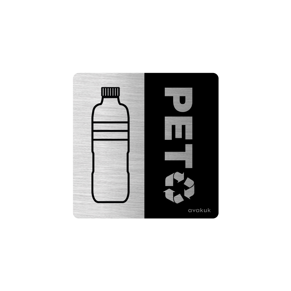 plakette für pet
