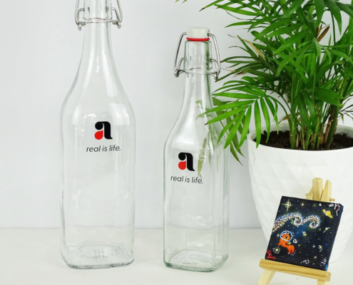 avakuk-trinkflasche-glas-glasflasche-mit-buegelverschluss-wasserflasche-real-is-life glasflasche