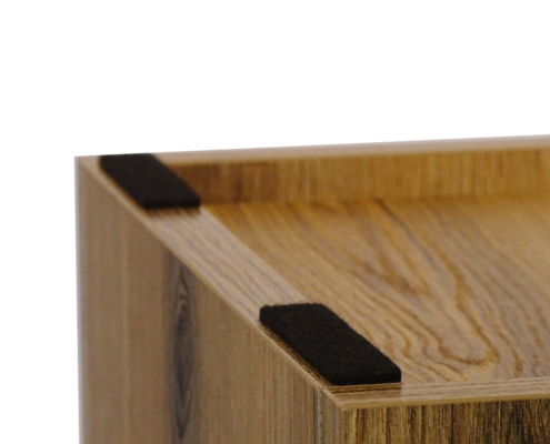 avakuk-dekor-holz-recyclingbox-eiche-sunset-sockel-filz kunststoff sockel