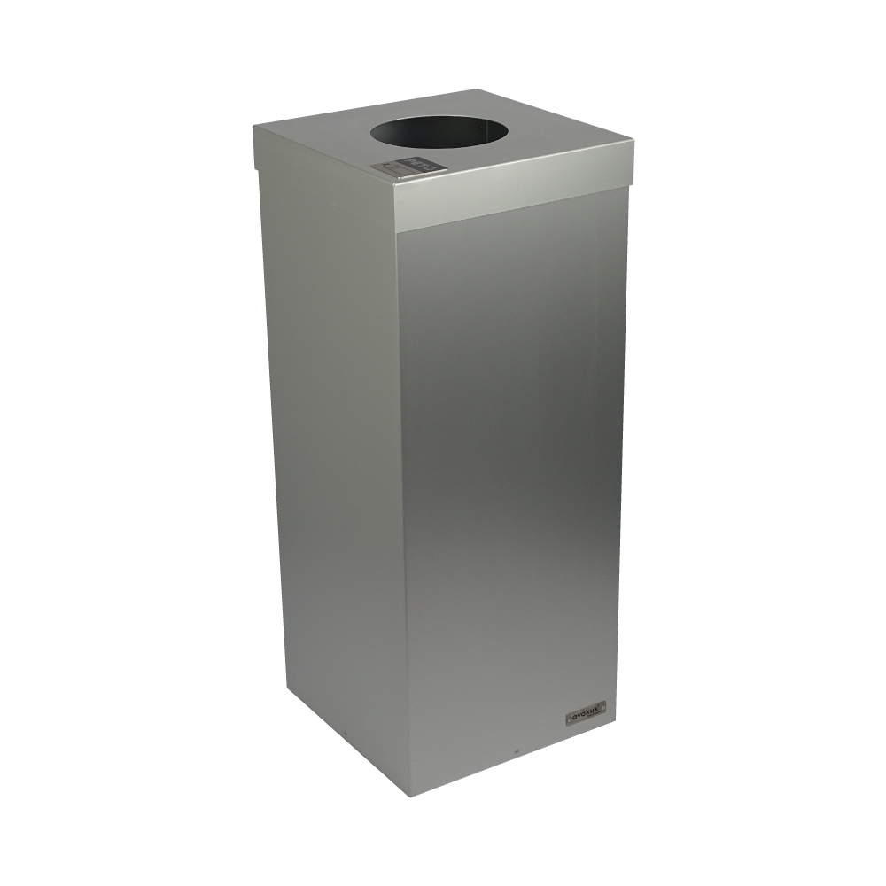 recyclingbox aus aluminium