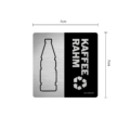 plakette kaffee rahm