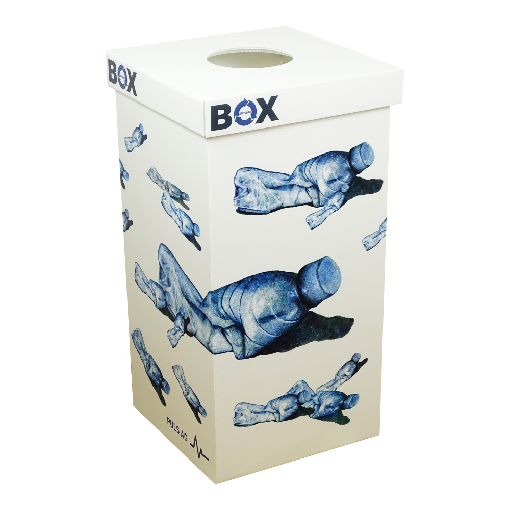 Puls-AG-recyclingbox-frei-e-commerce-pet-behaeter-sammelbehaelter-box pet sammelbehälter personalisiert puls ag