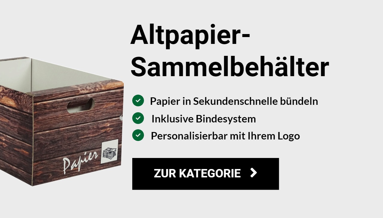 papierbehälter sammelbehälter für altpapier im holz design