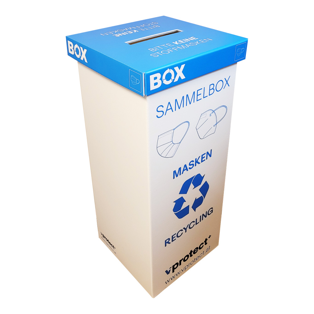 masken-recycling-recyclingbox-vprotect-frei-e-commerce-sammelbehaelter-personalisiert-mülleimer recyclingbox für masken