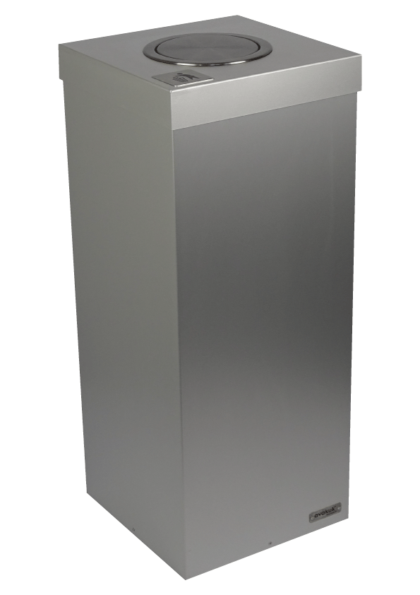 sammelbehälter aus aluminium mit deckel