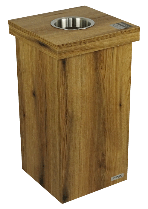 sammelbehälter aus holz
