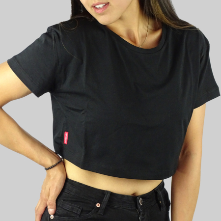 avakuk® Crop Top 160 Black