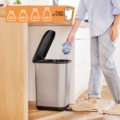 35 liter treteimer mit deckel für küche