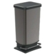 Abfalleimer mit Deckel 40 Liter Graphit
