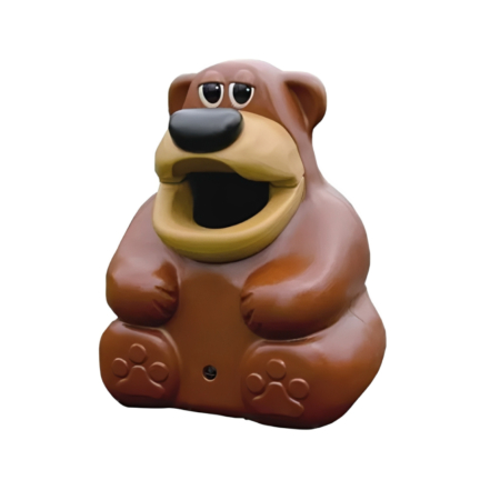 Abfallbehälter 52 Liter Kinderfreundlich Bär