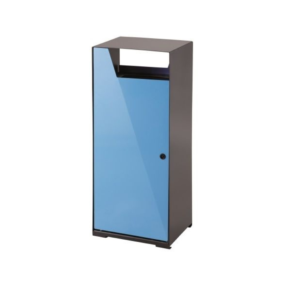 Abfalleimer aus Stahl für Abfalltrennung