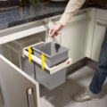 Einbau Abfalleimer Küche 2 x 14 Liter