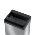 Hailo Abfalleimer 52 Liter grau swing xl mit deckel für Büro und küche