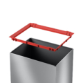 Hailo Abfalleimer 52 Liter grau swing xl mit deckel