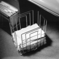 Papier- und Zeitungssammler TMP Chrom