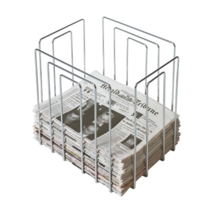 Papier- und Zeitungssammler TMP Chrom