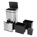 Recyclingstation mit 3 Innenbehältern für die Küche, sensorgesteuerter Deckel