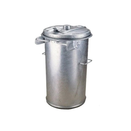 abfallbehälter feuerverzinkt 90 liter