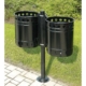 Abfallbehälter zweifach 35 Liter für Aussenbereich