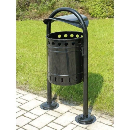 abfallbehälter mit Dach für Aussenbereich 35 Liter