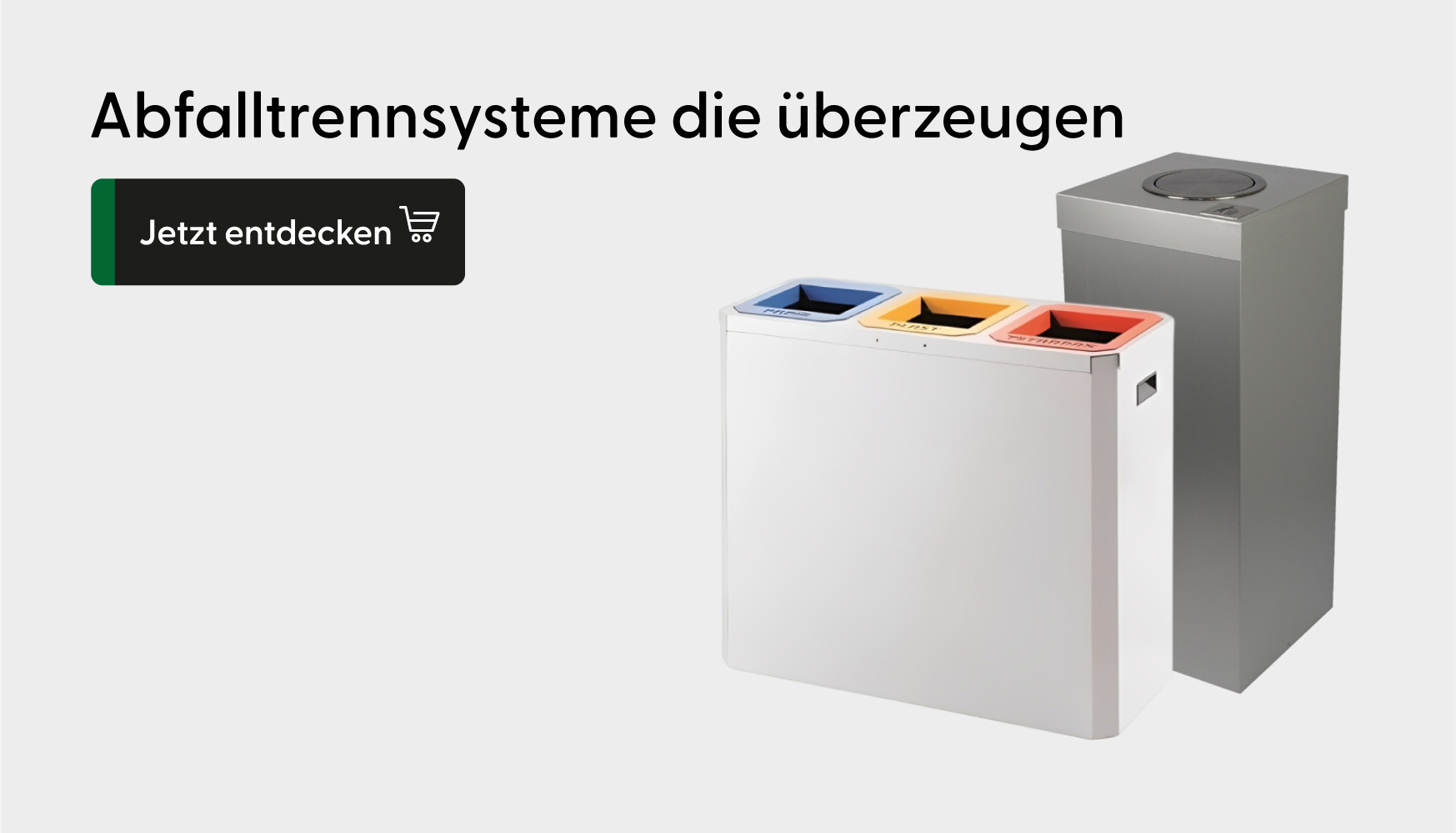Recyclingstation, Abfalltrennsystem, Recyclingbox, Mülltrennsystem