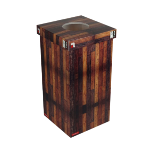 ein schöner pet sammelbehälter im holz look von avakuk