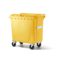 abfallcontainer kunststoffcontainer 770 Liter gelb