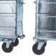 Komplette Kupplung für 880l Container zur Zugbildung