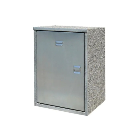 Mülltonnenbox 1-fach aus beton