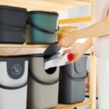Recyclingbehälter Stapelbar 25l Cappuccino