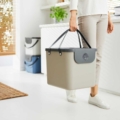 Recyclingbehälter Stapelbar 40l Cappuccino