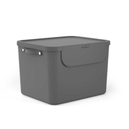 Recyclingbehälter Stapelbar 55l Anthrazit