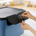 recyclingbehälter stapelbar 55 liter für küche oder garage