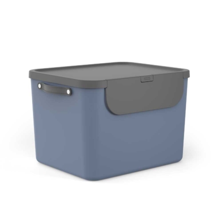 recyclingbehälter stapelbar 55 liter für küche oder garage