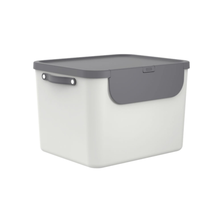 Recyclingbehälter Stapelbar 55l Weiss