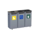 Recyclingstation 3-fach outdoor