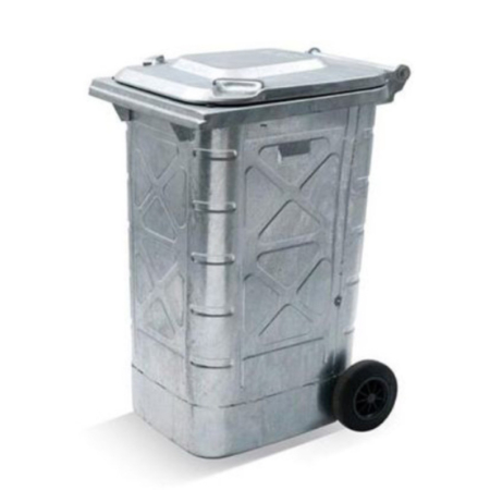 Stahlcontainer rollbar 240 Liter für Sonerabfälle und interne Sammlung